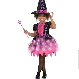 Girls witch costume size small